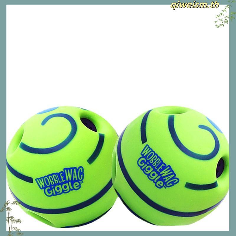 🔥🔥🔥🔥🔥🔥Wobble Wag Giggle Glow Ball ของเล่นสุนัขแบบโต้ตอบเสียงหัวเราะคิกคักเมื่อสัตว์เลี้ยงม้วนหรือเขย