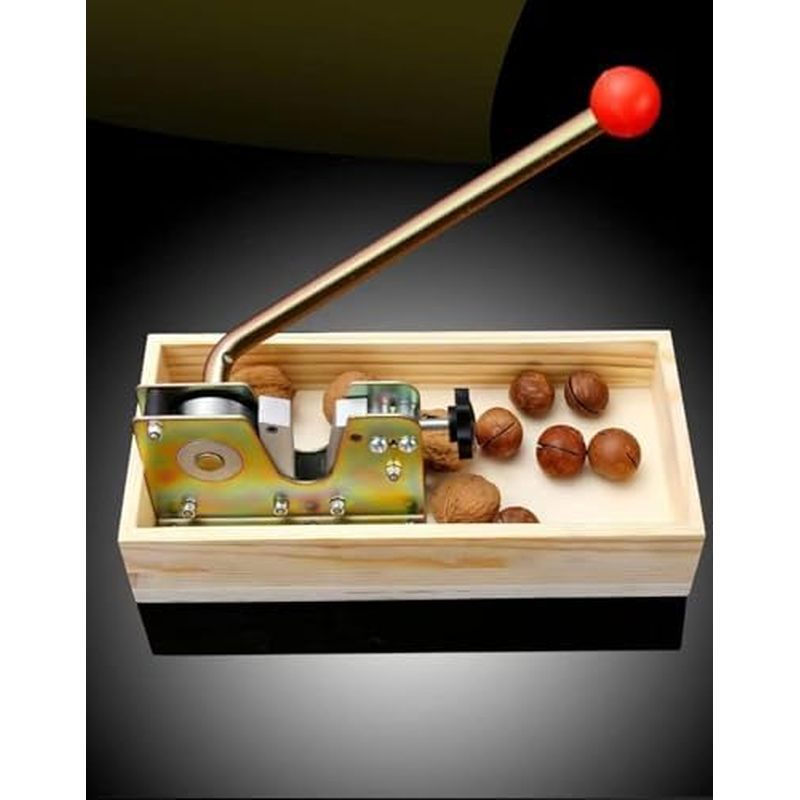 คู่มือ Nutcracker Nut แหนบ Heavy Duty Nut Cracker Macadamia Pecan Walnuts Nut Cracker เครื่องมือเครื