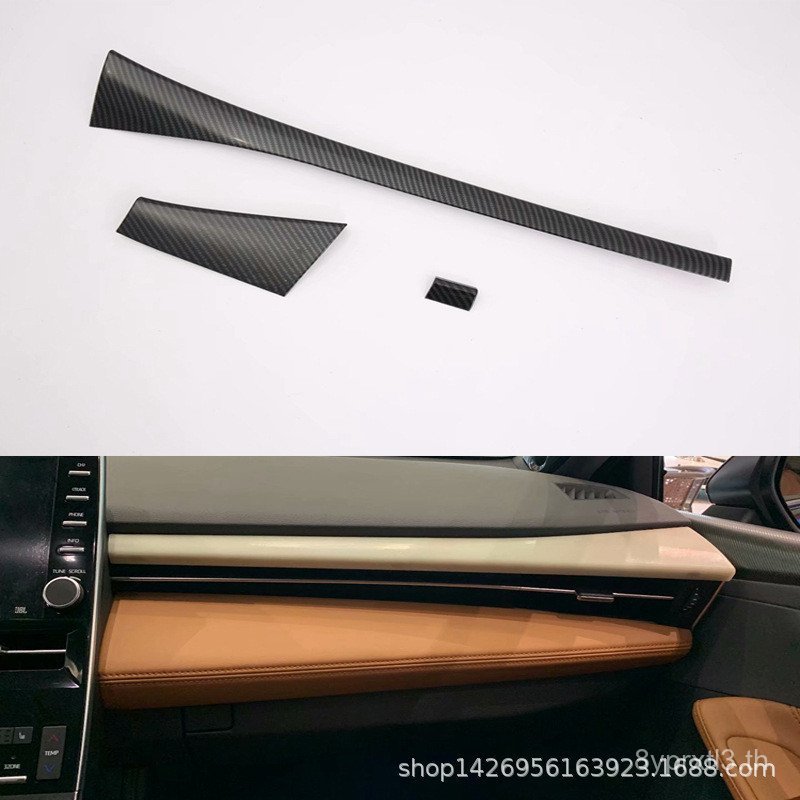 19 Asian Dragon Central Control Trim เหมาะสําหรับ Toyota Asian Dragon Dashboard Sequins Modified Cen