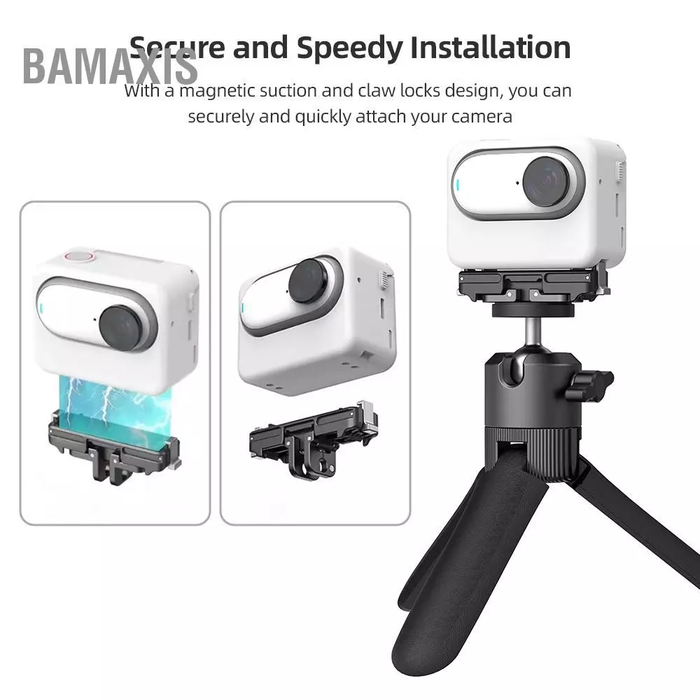Bamaxis อะแดปเตอร์แม่เหล็กอลูมิเนียม สำหรับกล้อง Insta360 GO3 thumbnail 3