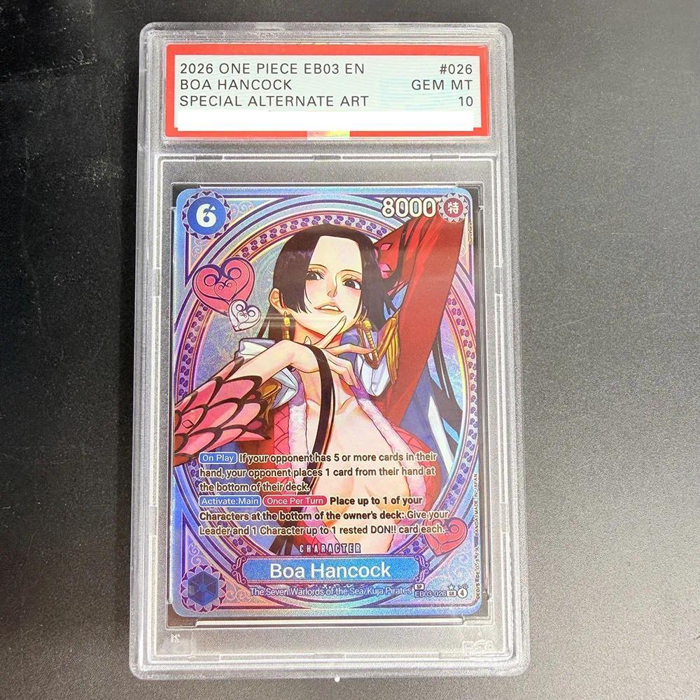 PSA 10 DIY ONE PIECE Rating Card 2026 ONE PIECE EB03 EN BOA HANCOCK EB03-026 คอลเลกชันการ์ดสําเนา 10 จุด Rating การ์ดอะนิเมะเกม