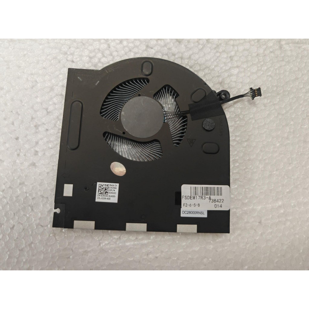 พัดลมระบายความร้อน CPU สําหรับ Dell Alienware M17 R3 M17 R4 RTX30 กราฟิก 0CNV63