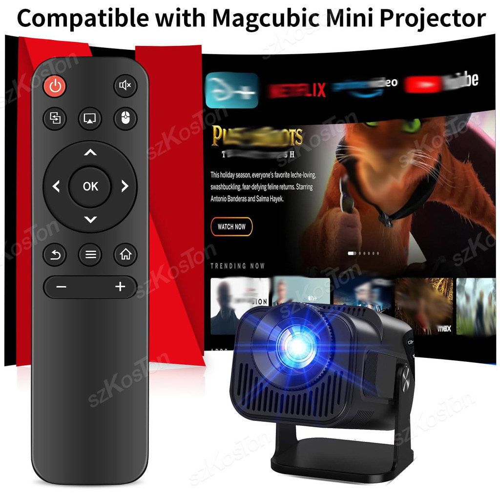 โปรเจคเตอร์รีโมทคอนโทรลเปลี่ยน IR ไร้สายสําหรับเดิม HY300 HY300PRO HY320 HY320Mini
