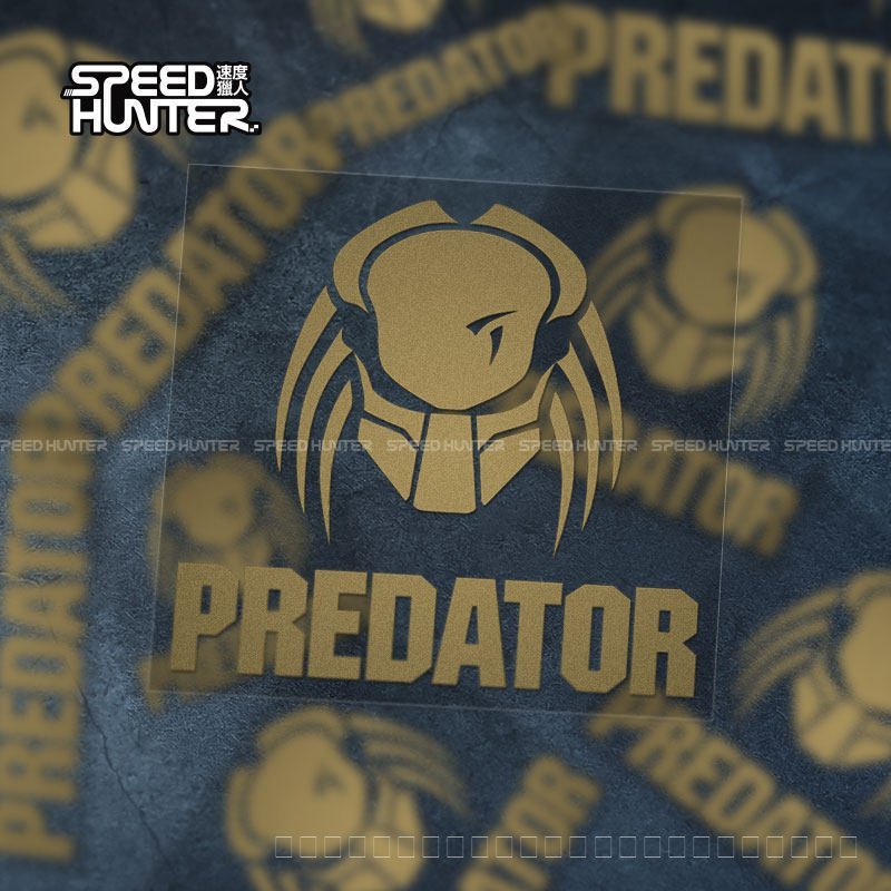 Predator Predator Predator Unique Motorcycle สติ๊กเกอร์ติดรถยนต์ตกแต่งสะท้อนแสง