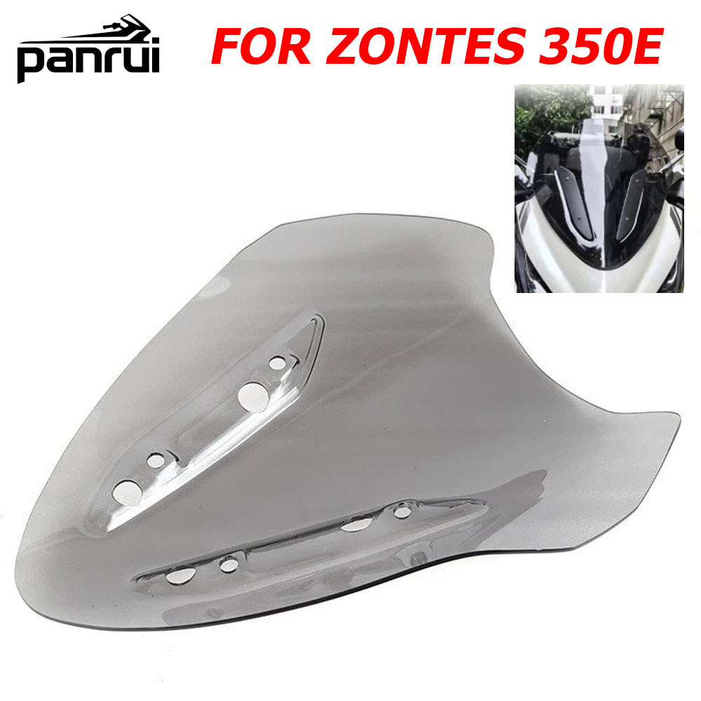 สําหรับ Zontes 350E E350 350E 350 E ZT350E ZT350T-E รถจักรยานยนต์กีฬา Wind Deflectors กระจกกระจก Vis