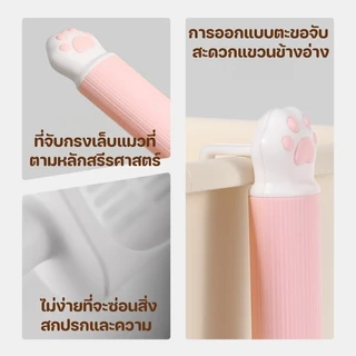 SKISOPGOช้อนตักทรายแมว ที่ตักทรายแมว มีถังขยะ สามารถติด ไม่กินพื้นที่ มีน้ำหนักเบา