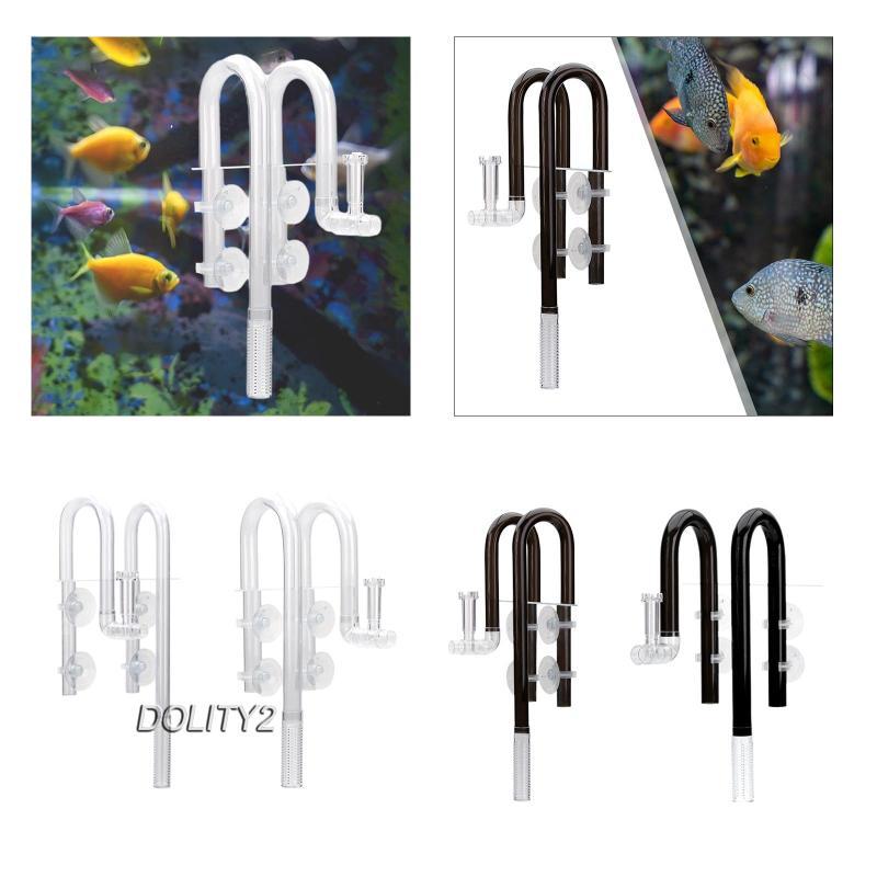 [Dolity2] Aquarium Lily Pipe Aquarium Water Plants Tank Filter Inflow Outflow Lily Pipe