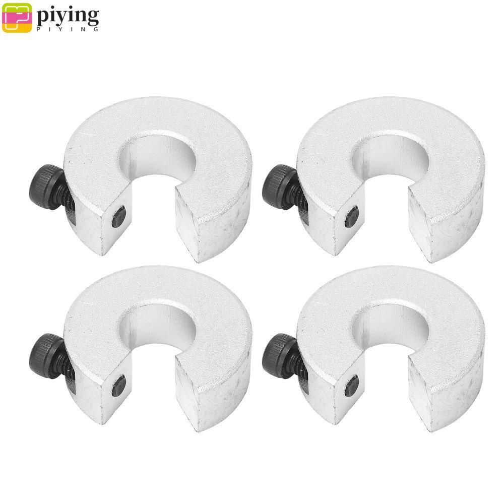 PIYING ปลอกคอล็อคเพลา 4 ชิ้น, SBR12 อลูมิเนียมอัลลอยด์ Anodized Linear Rail Stop Collar, Precision|G