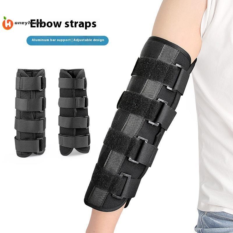 <HoneyHeart> ปรับข้อศอกสนับสนุน Nighttime Elbow Brace Splint Immobilizizer Stabilizer สําหรับ Ulnar 