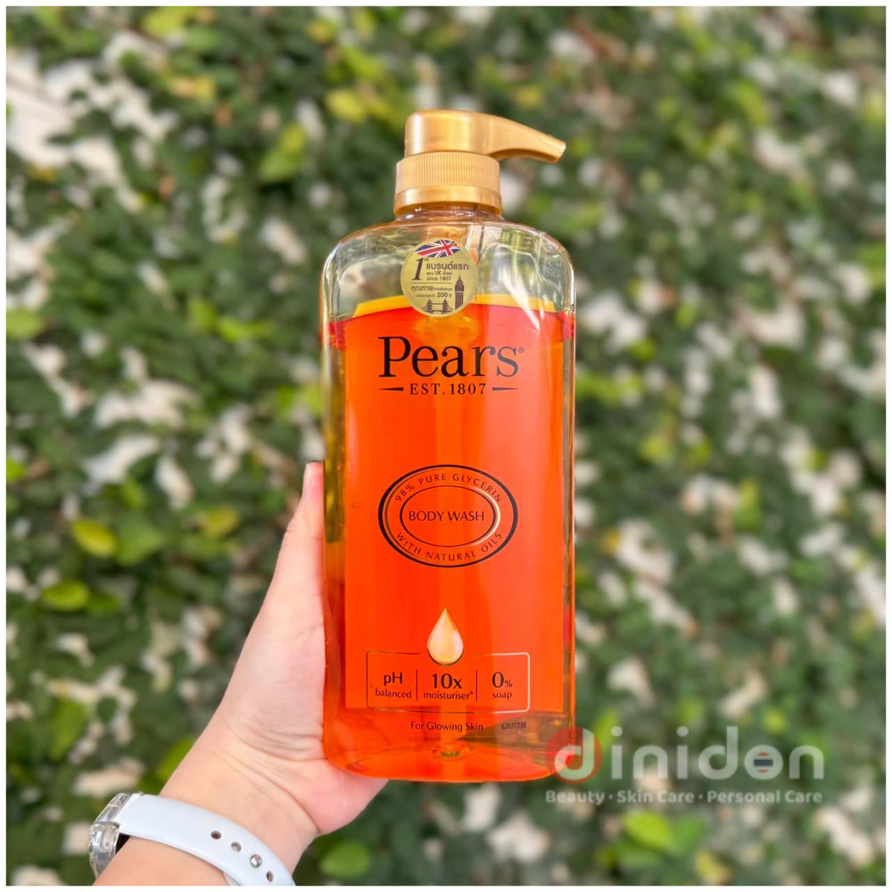((dinidon Shop)) Pears 98% Pure Glycerin with Natural Oils Body Wash 500ml.