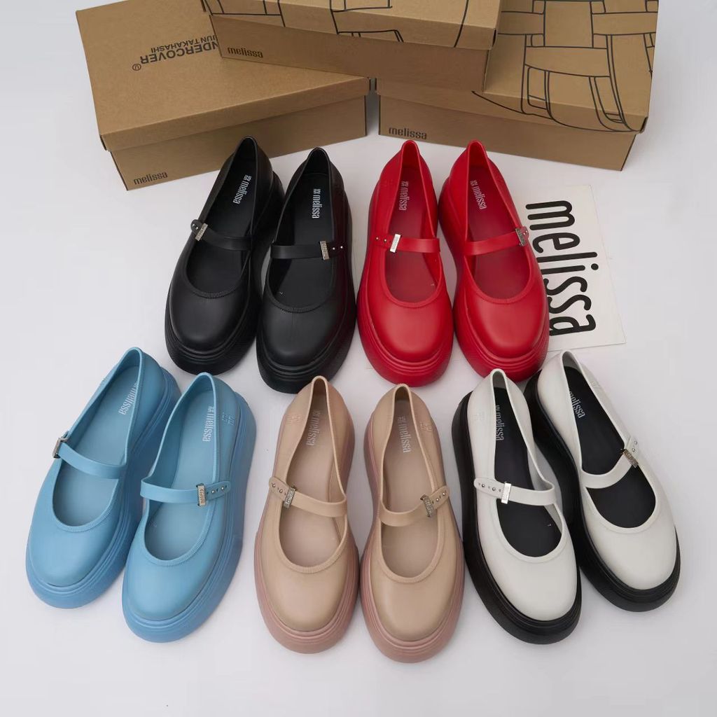 รองเท้าบัลเล่ต์แบบใหม่ปี 2026 Melissa สำหรับผู้หญิง ดีไซน์หนาพิเศษ เหมาะสวมใส่งานวันสบาย ราคา ถูกที่สุด ดีลบีเคเค แกลเลอรีภาพที่ 2