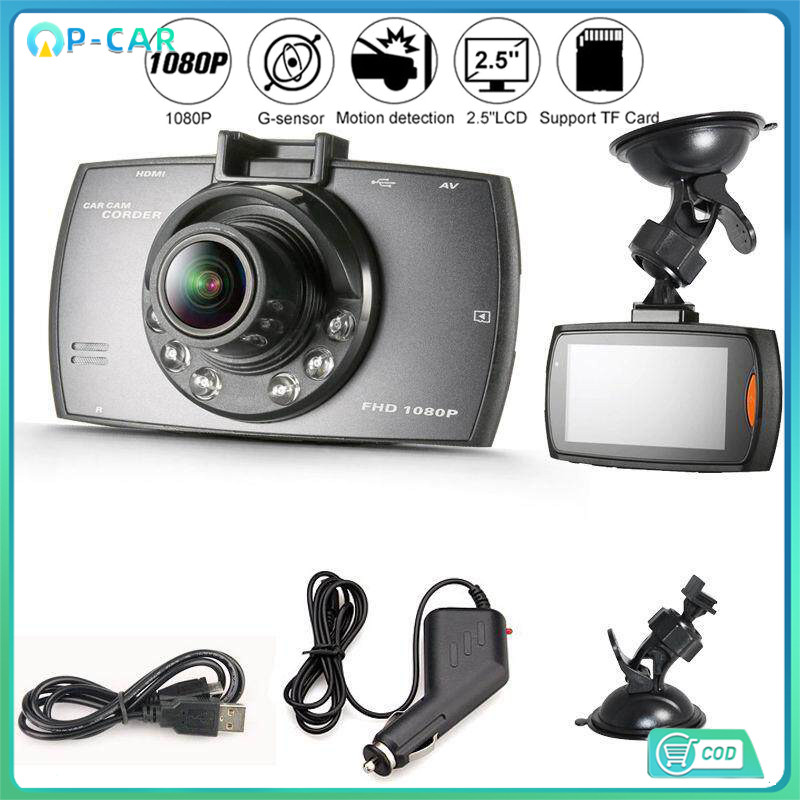 COD G30กล้องติดรถยนต์ FULL HD1080P ชัดมาก+ไฟอินฟาเรด IR 6 ดวง กล้องหน้ารถ กล้องติดรถ สว่างกลางคืน เมนูไทย