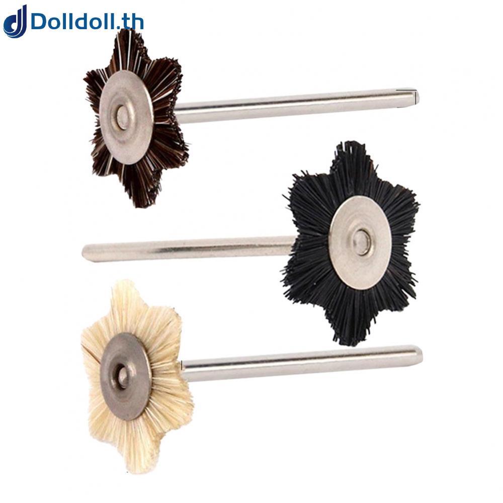 [Dolldoll]Hexagonal Polishing Brush Hexagonal Shape High-Quality Bristles For Crafts