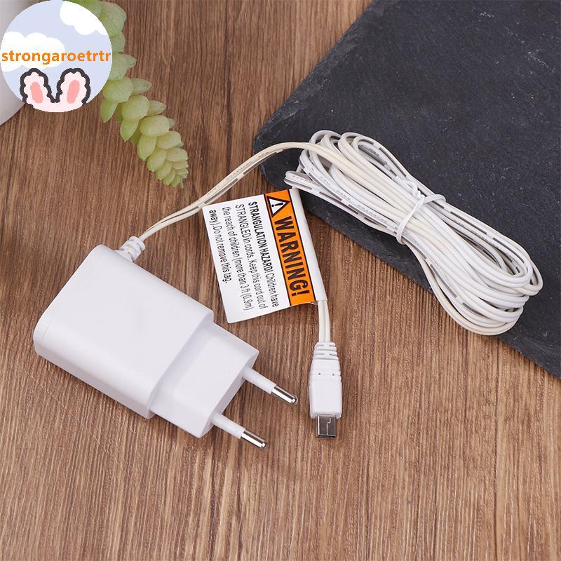 Strongaroetrtr 110-240V Oril EU Power Adapter Charger USB Connector สําหรับ Baby Monitor VB601 VB603