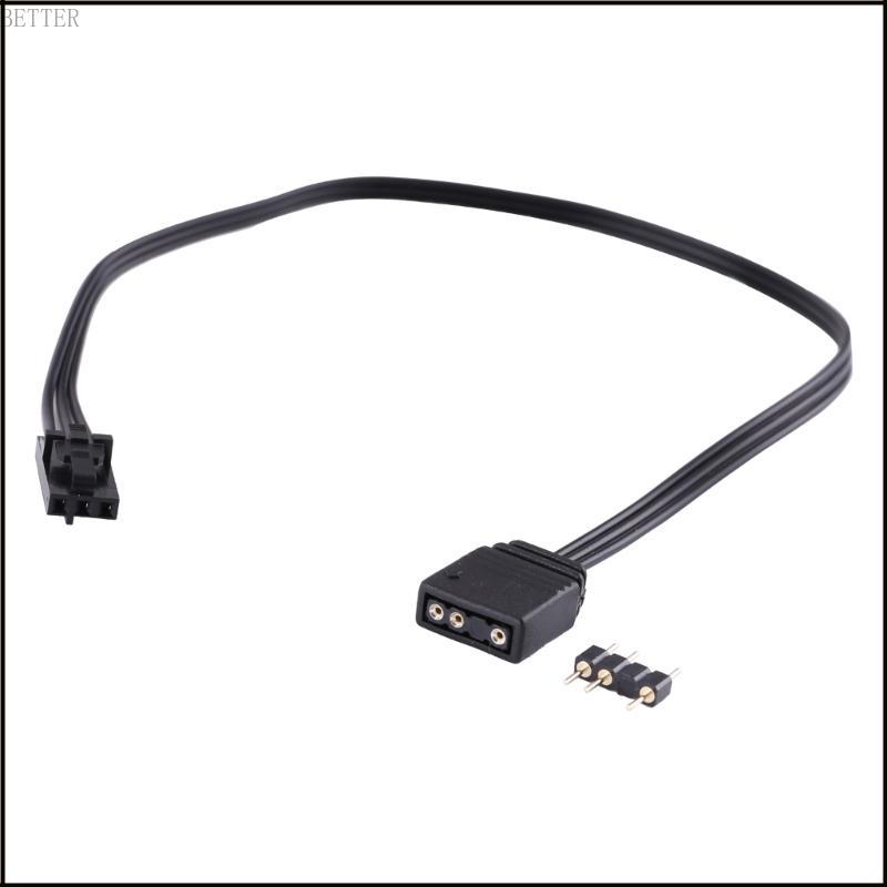 BETT สายเคเบิลอะแดปเตอร์ ARGB ที่ปรับแต่งได้สําหรับเลนส์แสง Corsair QL LL120 ICUE