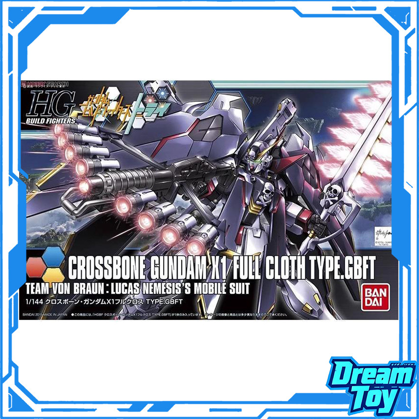 Bandai HG Crossbone Gundam X1 Full Cloth Type.GBT – 1/144 Scale | กันดั้มสร้างนักสู้ | Team Von Brau