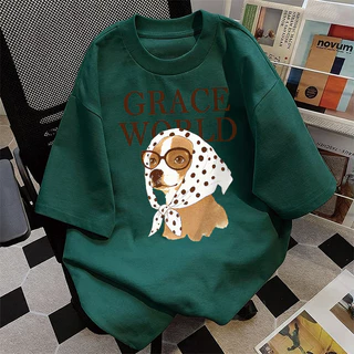 COD (จัดส่งตลอด 24 ชั่วโมง）BOOM 【ส่งจากไทย】เสื้อยืดสไตล์เกาหลีแบบใหม่ ท็อปส์ซูผู้หญิง ลายสวย ผ้านุ่ม เสื้อยืด C02