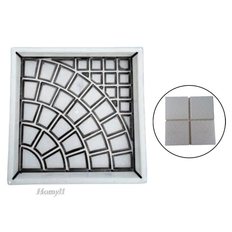 [Homyl1] เครื่องมือทําอิฐคอนกรีต DIY Garden Pavement Maker สําหรับเส้นทางอิฐ Pavement