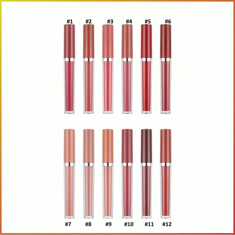 Neutral Lip Glaze Velvet Nude Lip Glaze Matte Air Liquid Lip Glaze Soft Mist Lip Glaze