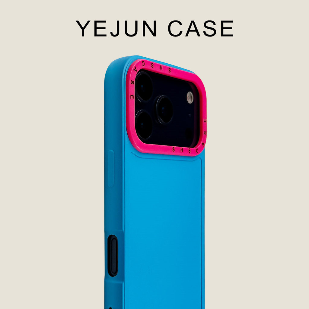 Yejun เหมาะสําหรับ iphone17/16pro เคสโทรศัพท์ Far Peak Blue Skin Feel Apple 17promax Soft Case Contr