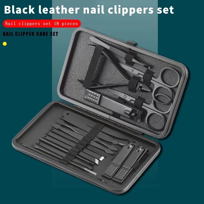 Nail Clipper Set Nail Clipper Set Case Diagonal Nail Clippers Pedicure Ear Pick Scoop Magic Nail Too