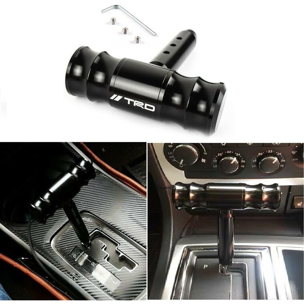 W-POWER Q1-TECH, VIP Alloy T Handle Gear Shift Knob, JDM Manual Car Gear Stick Shifter Fit Most Tran
