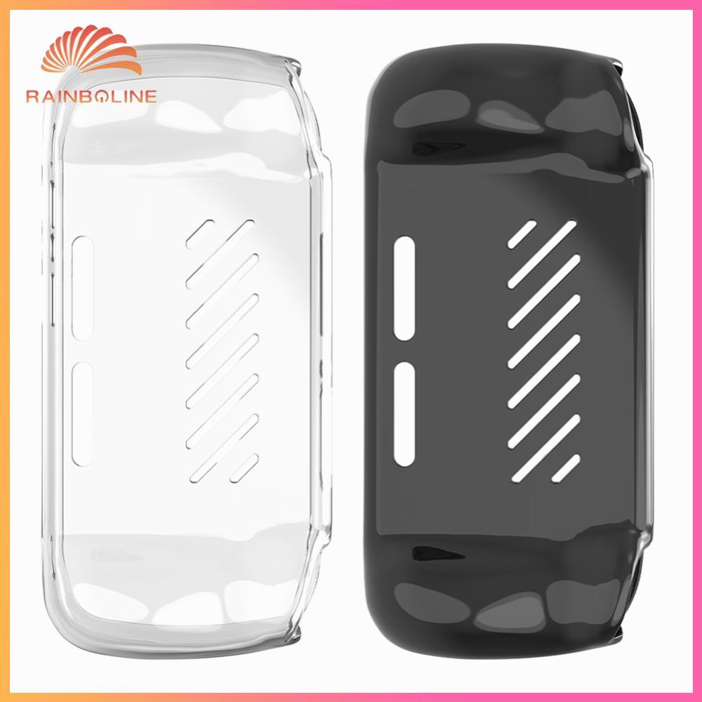 เคสป้องกันกันกระแทก TPU โปร่งใส TPU ฝาครอบป้องกัน Anti-Scratch Protector Shell Sleeve Anti-slip สําหรับ ANBERNIC RG406H คอนโซลเกมมือถือ