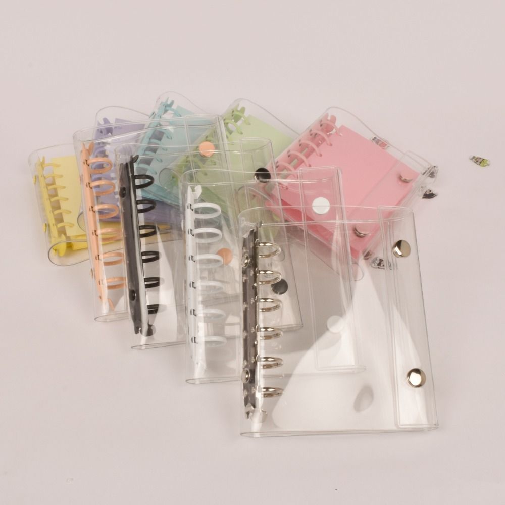 ฝาครอบอัลบั้มรูป STARYSWAY, ฝาครอบเครื่องผูก A7 6 หลุมโปร่งใส, PVC สีแคนดี้|หนังสือสะสมความกว้างขึ้น ราคา ถูกที่สุด ดีลบีเคเค แกลเลอรีภาพที่ 9