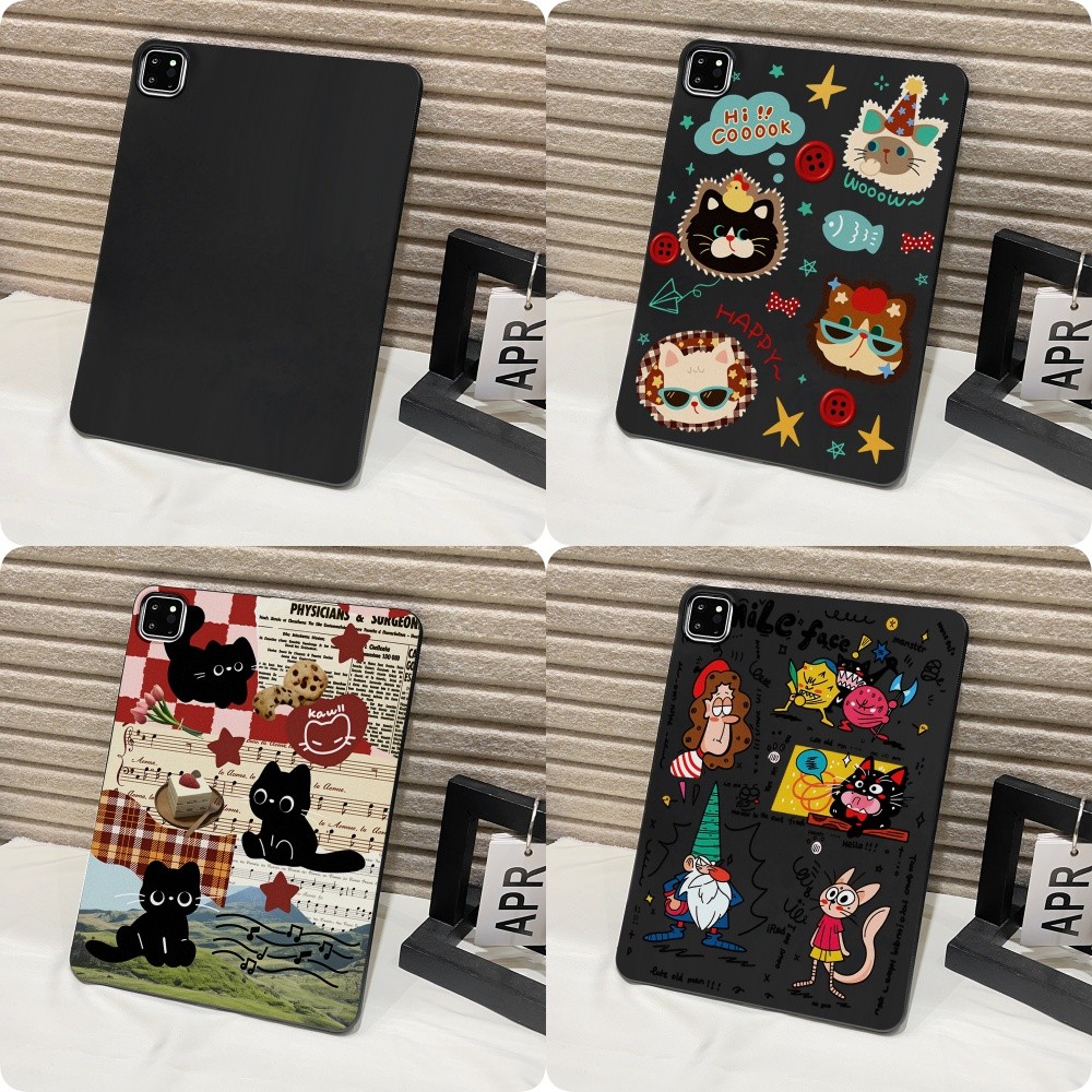 เคสแบบด้านนุ่มสำหรับ IPad Air M3 M4 รุ่น 11 13 นิ้ว Gen 5/6/7/8/9/10/11 A16 Mini 1/2/3/4/5/6/7 ไอแพด9.7/10.2/10.9/ 10.2
