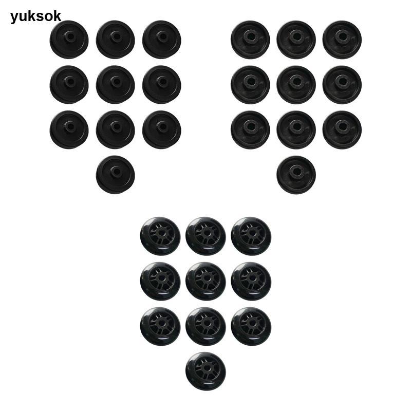 Yuksok ชุดล้อยางไนลอน 10 ชิ้น สำหรับเครื่องออกกำลังกาย ติดตั้งง่าย