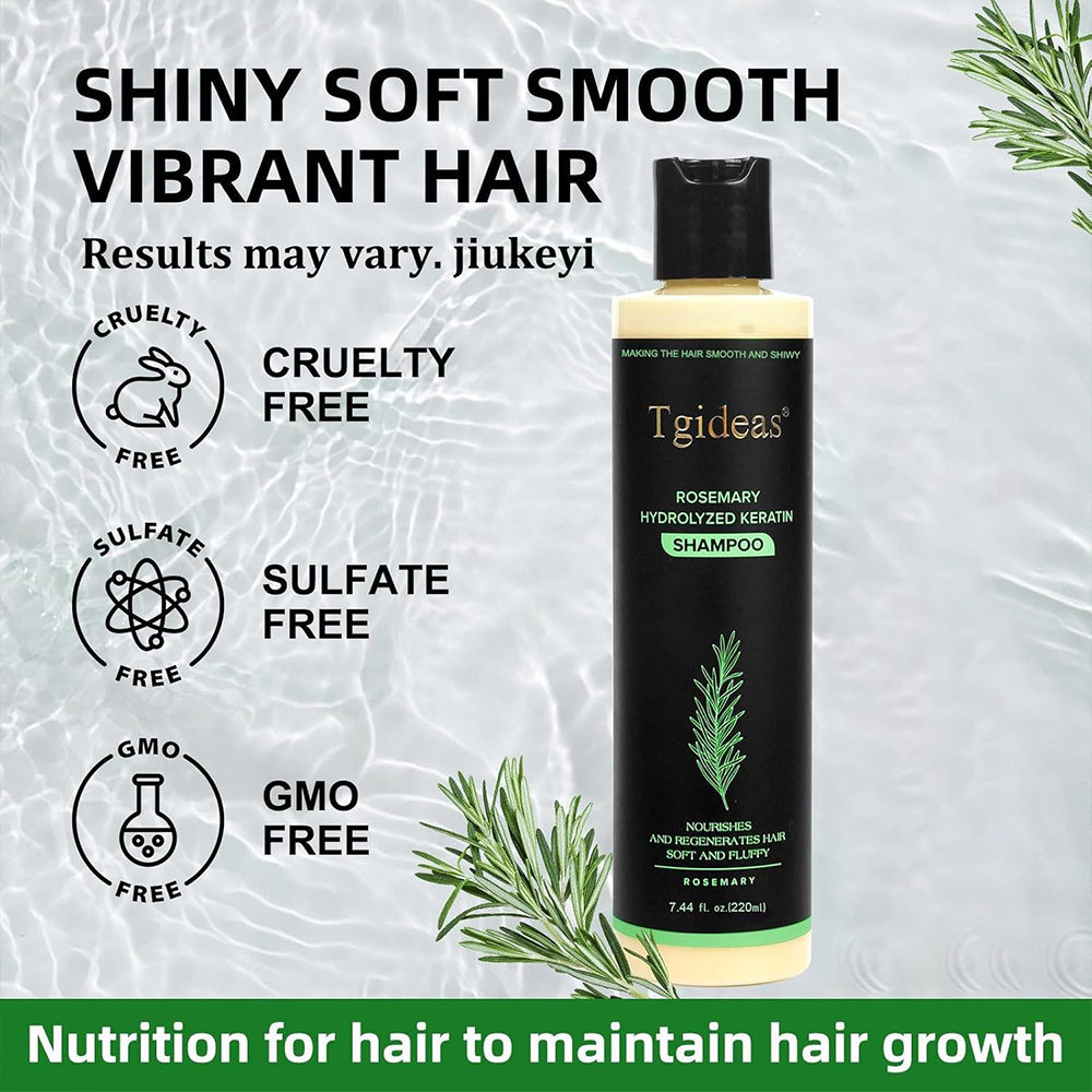 Tgideas Rosemary Shampoo Rosemary Thickening Shampoo Nourishing Repair Hair Shampoo