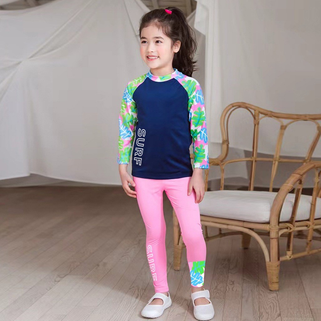 ส่งทันทีจากไทย 💥ชุดว่ายน้ำเด็ก แขนยาว ขายาว รหัส 237..
