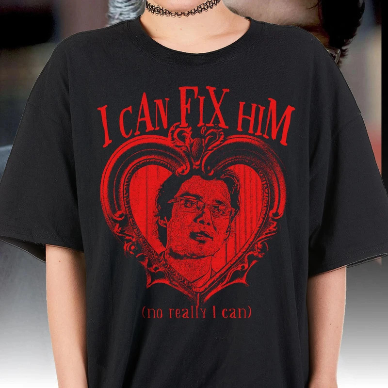 ฉันสามารถแก้ไขเขาได้ เสื้อยืด Cillian Murphy เสื้อยืด Scarecrow Jonathan Crane เสื้อยืดแขนสั้นสำหรับ