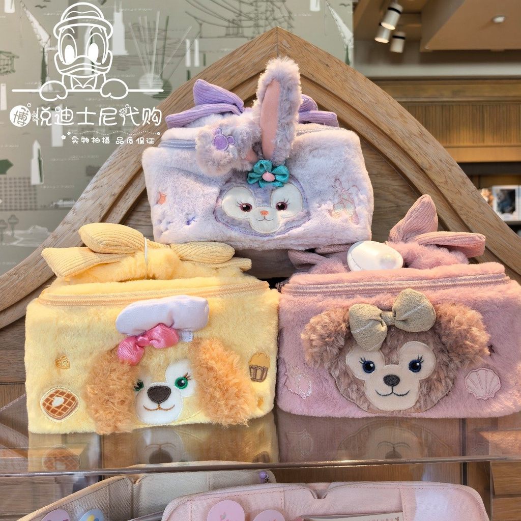 [คลังสินค้าพร้อม] ข้อเสนอพิเศษ Disney Shirley May Keqi Anxing Delu กระเป๋าเก็บกระเป๋าเครื่องสําอางตุ๊กตาการ์ตูน