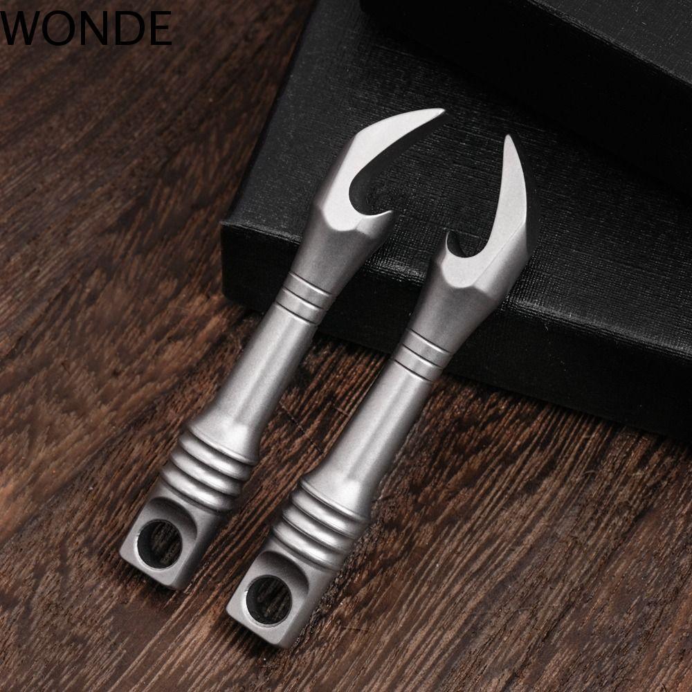 WONDE EDC เครื่องมืออเนกประสงค์, พวงกุญแจมินิบาร์แงะอเนกประสงค์, เครื่องมือหลายไทเทเนียมอัลลอยด์มินิ
