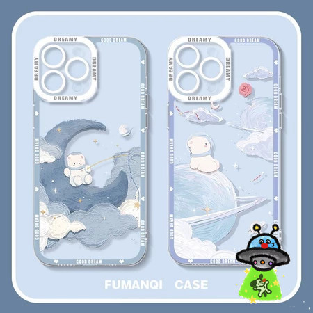 Planet Bearเคสโทรศัพท์เหมาะสําหรับVivo V25/V25e V27/V27 Pro V27e V29 5G V29E 5G T1 5G/Y75 5G T1 Pro 