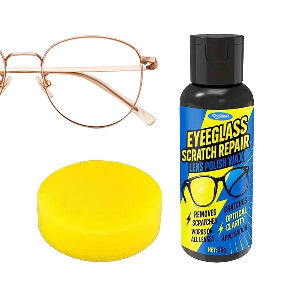Sunglass Scratch Remover ทําความสะอาดซ่อมวางเลนส์แว่นตา Scratch Remover Kit สําหรับกระจกกระจกนาฬิกาห