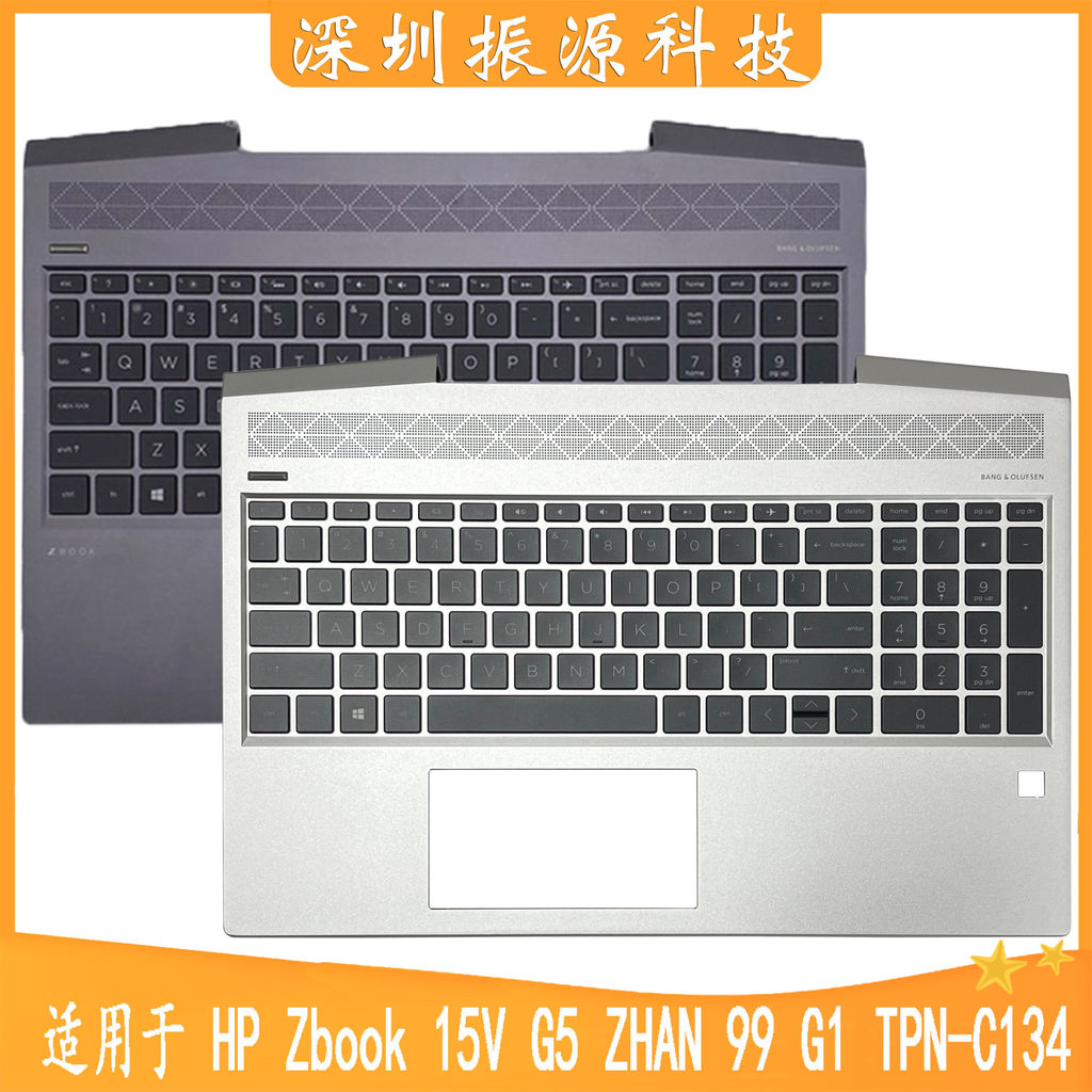 เหมาะสําหรับ HP Zbook 15V G5 ZHAN 99 G1 TPN-C134 C Shell Palm Rest US Backlit คีย์บอร์ด