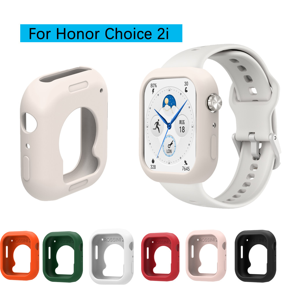 เคสซิลิโคนอ่อนนุ่มสําหรับ Honor Watch Choice 2i Smartwatch Protector Shell Hollow กันกระแทกกรอบป้องกันอุปกรณ์เสริมกรณี