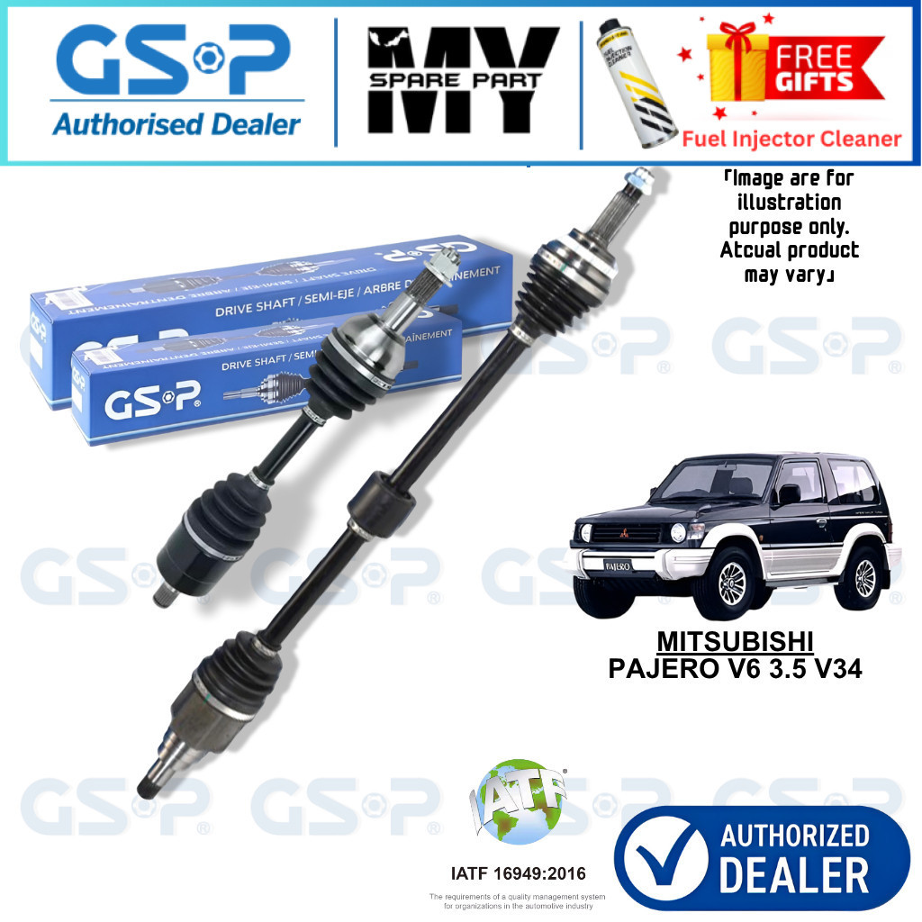 - - GSP DRIVE SHAFT สําหรับ MITSUBISHI PAJERO V6 3.5 V34 (AUTO/MANUAL)