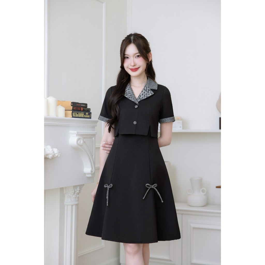 506-02คอปกแต่งผ้าวูลดำ – โปรปัง