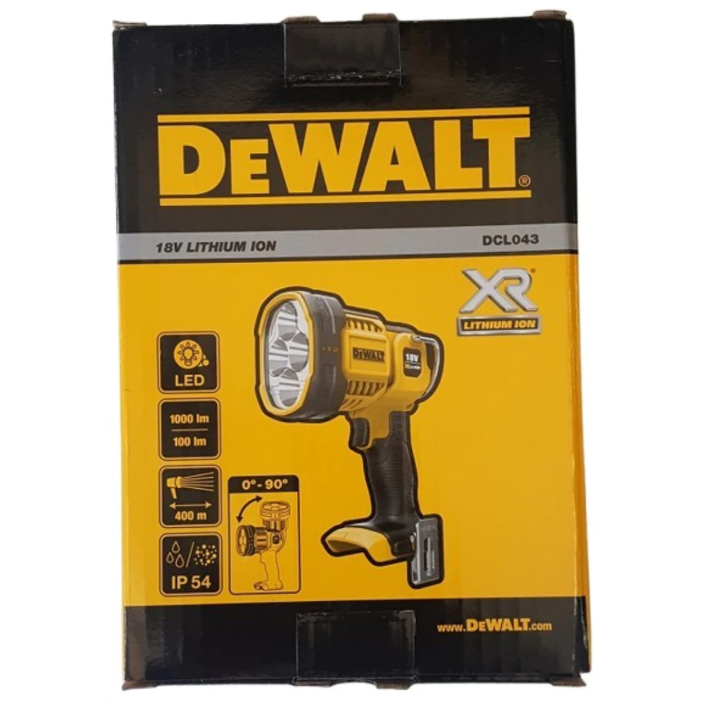 DEWALT ไฟฉายไร้สาย 18V รุ่น DCL043N-KR thumbnail 7