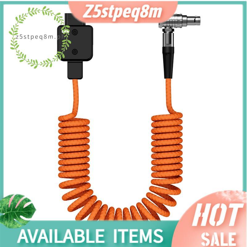 DT- D-Tap to 2Pin Male Coild Power Cable for RED, กล้อง 60CM/1.96FT, ความทนทานสูง