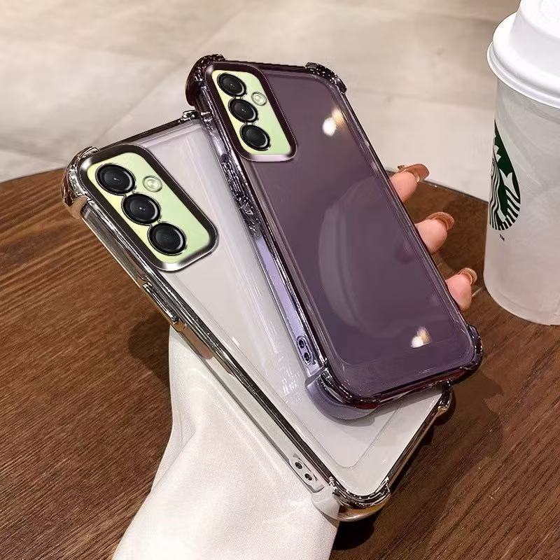 ⚡️ส่งจากไทย⚡️เคสใส กันกระแทก สำหรับ สำหรับ Samsung A06 5G A07 A16 A17 ขอบสี Case TPU กันเลนส์กล้อง - รูปที่ 2