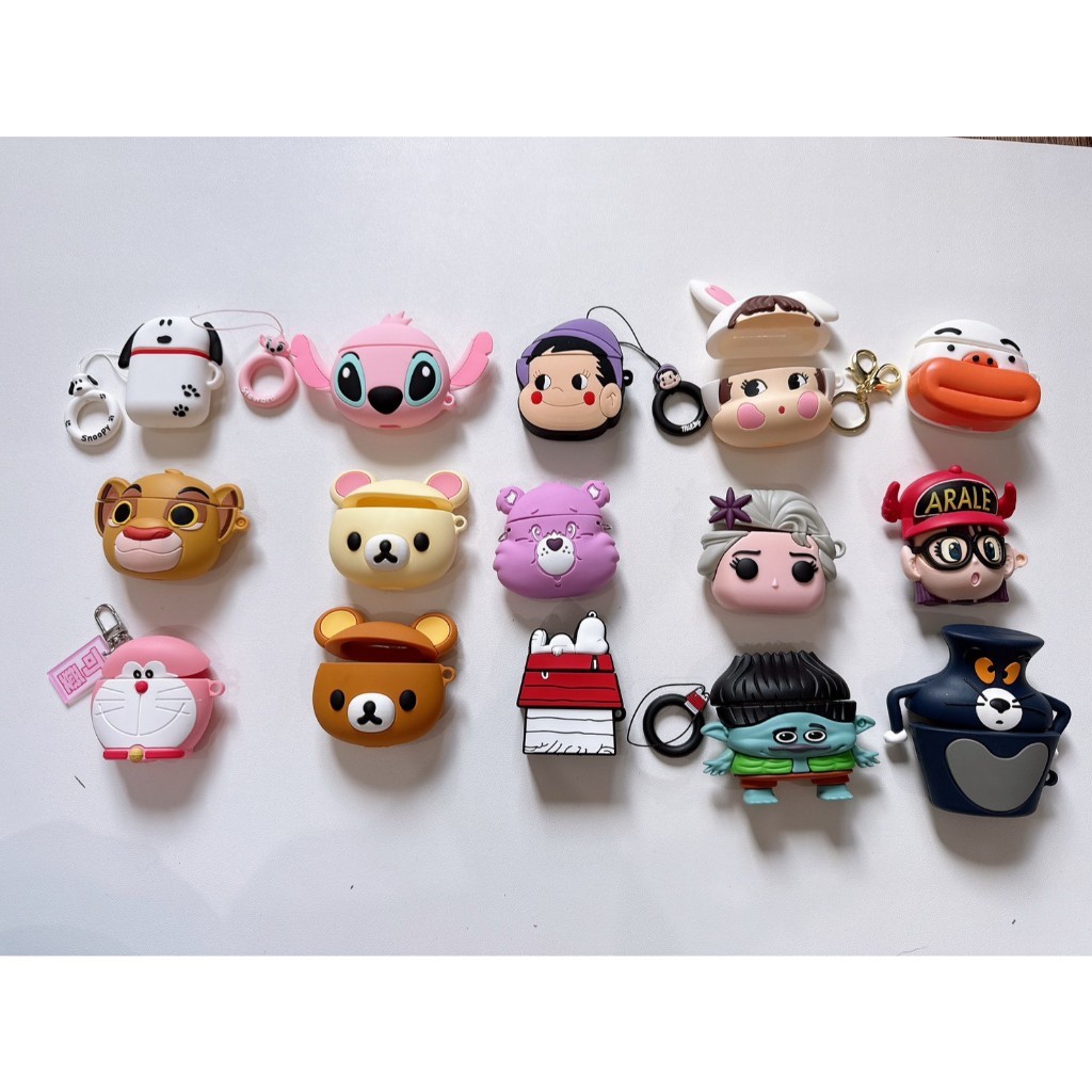 เคสสำหรับ Airpods Case หูฟัง Apple AirPods ซิลิโคน Apple AirPods รวมลายการ์ตูน2