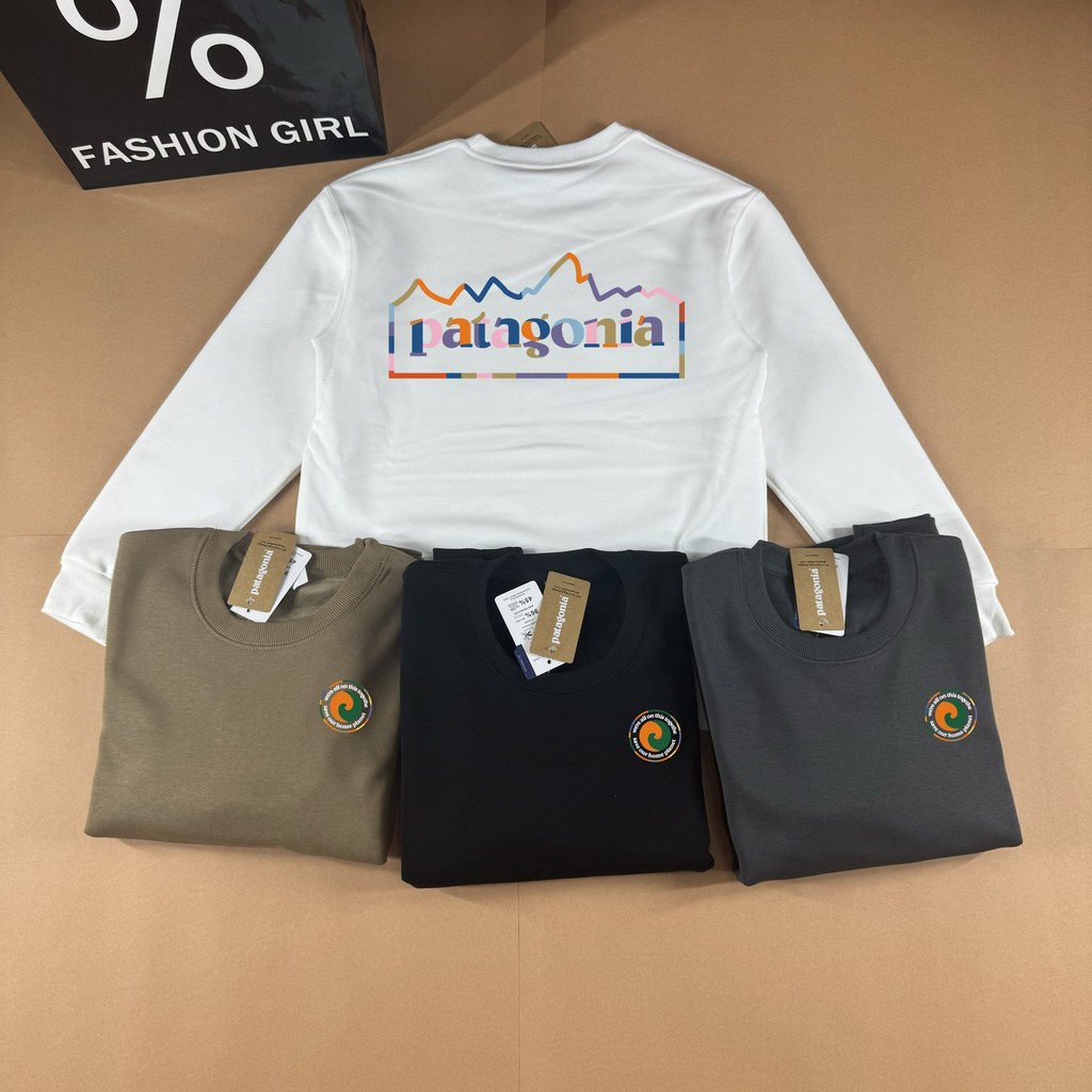 R RPRS Patagonia Style Classic Hawaii Limited Couple Style Round Neck Fleece Sweatshirt Unisex