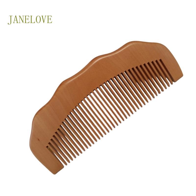 JLOVE หวี Oaken แบบขนส่งได้สําหรับการควบคุมเส้นผมที่พันกันด้วยแผนฟันโบว์เรียบ