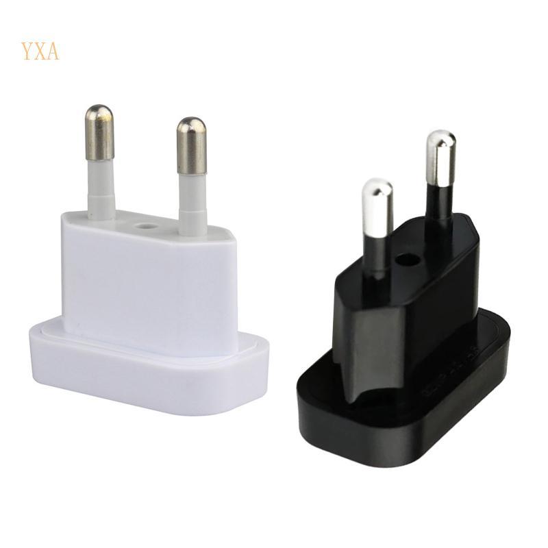 250V US To EU Plug Adapter Converter American EU Europe Travel Power Adapter