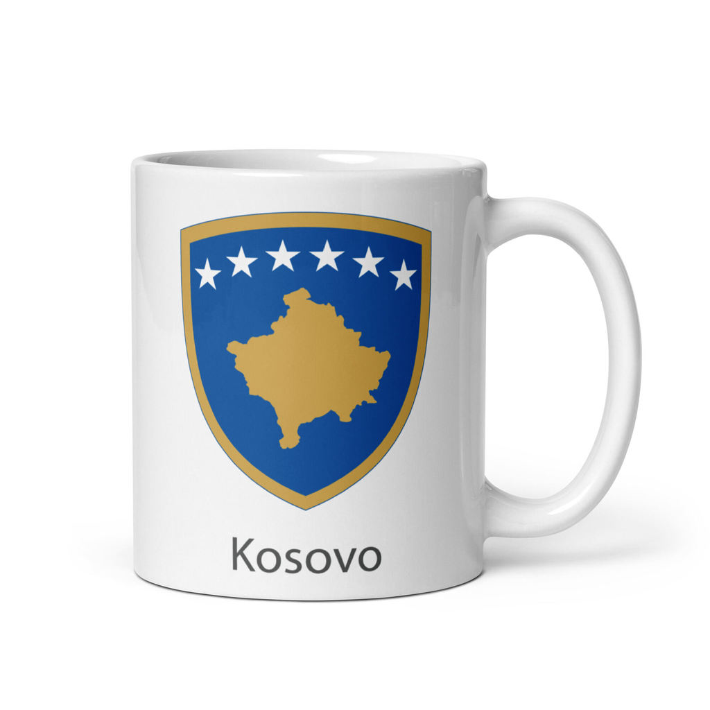 คูลเลอร์คิง Kosovo  แก้วกาแฟ 11-15 ออนซ์  เหมาะสำหรับชา กาแฟ และของขวัญ ของที่ระลึก