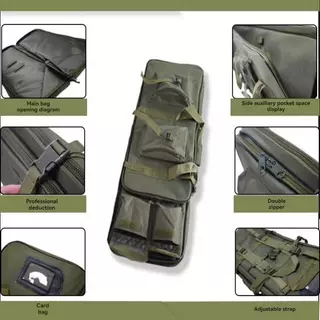 กระเป๋าใส่ปืนยาวแบบสะพายหลัง ขนาด 85 100 120 ซม. สำหรับปืนไรเฟิลคู่ ลดราคาพิเศษ